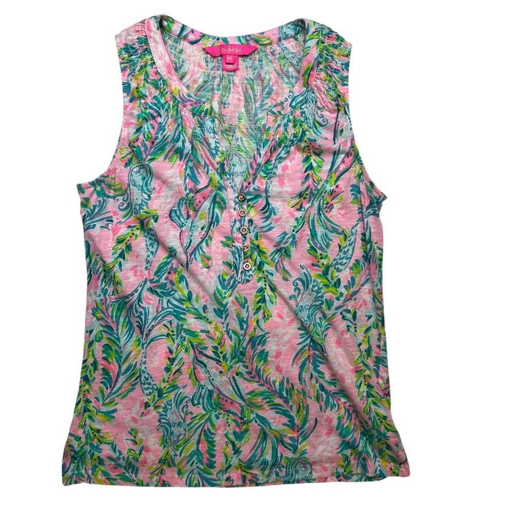 Lilly Pulitzer Essie Tank Top Unicorn Of The Sea Size Size XS‎